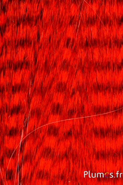 Extensions synthétiques - 40 cm, clip 3 couleurs - rouge